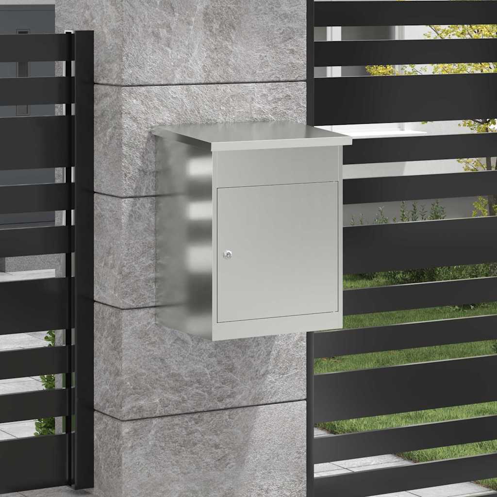 Pakket inwerp box Zwart 47,5 x 38 x 59 cm Gegalvaniseerd staal is nu te koop bij PeponiXL, paradijselijk wonen!