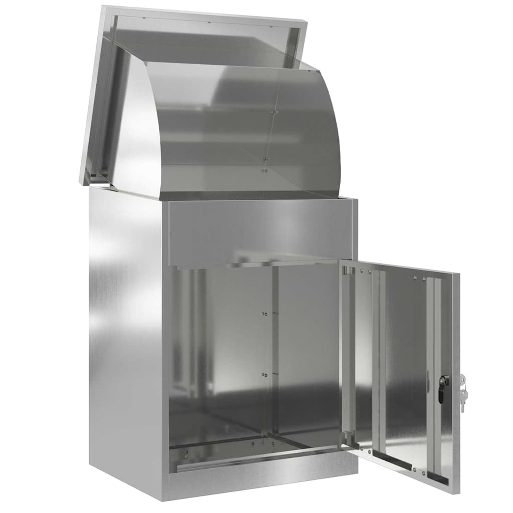 Pakket inwerp box Zwart 47,5 x 38 x 59 cm Gegalvaniseerd staal is nu te koop bij PeponiXL, paradijselijk wonen!