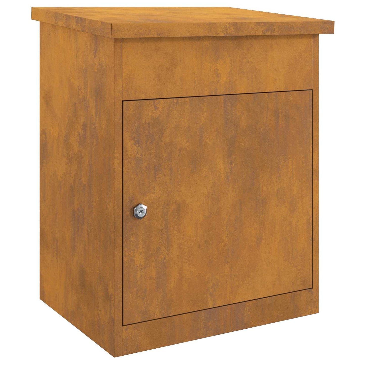 Pakket inwerp box Roestig 47,5 x 38 x 59 cm Cortenstaal is nu te koop bij PeponiXL, paradijselijk wonen!