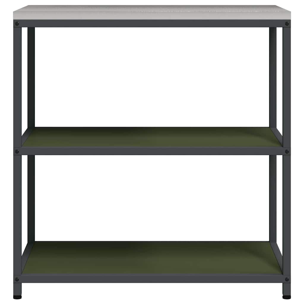 Keukenopslag met plank Olijf Groen 90 x 50 x 92 cm Staal is nu te koop bij PeponiXL, paradijselijk wonen!