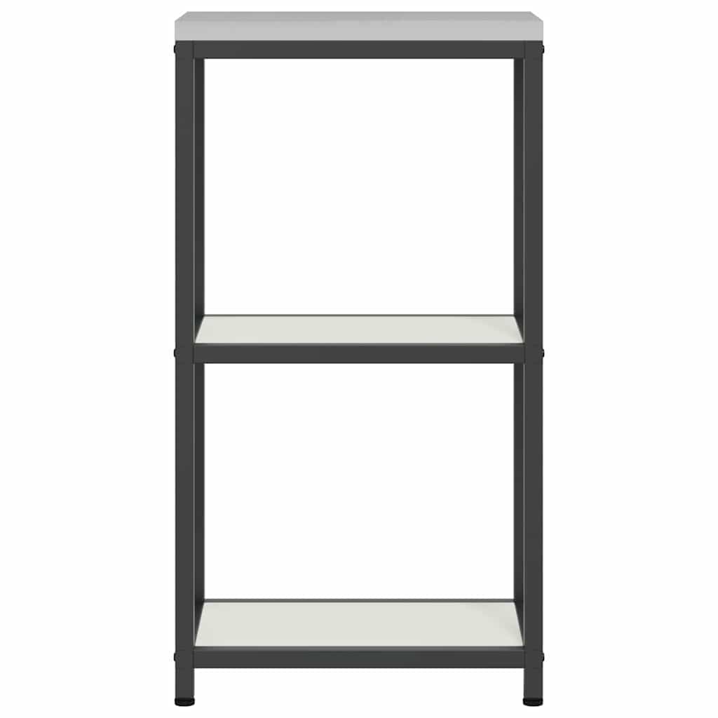 Keukenopslag met plank met opslag Wit 30 x 50 x 92 cm Staal is nu te koop bij PeponiXL, paradijselijk wonen!