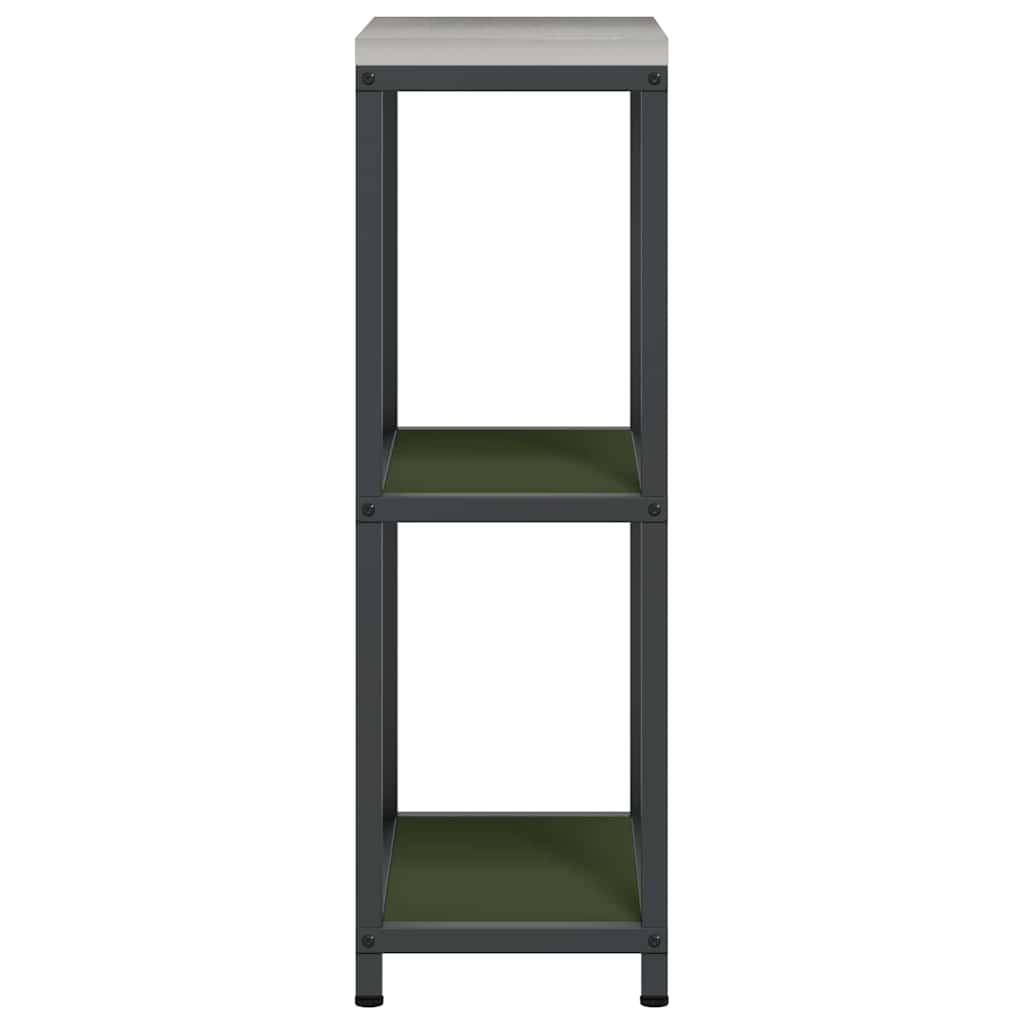 Keukenopslag met plank Olijf Groen 30 x 50 x 92 cm Staal is nu te koop bij PeponiXL, paradijselijk wonen!