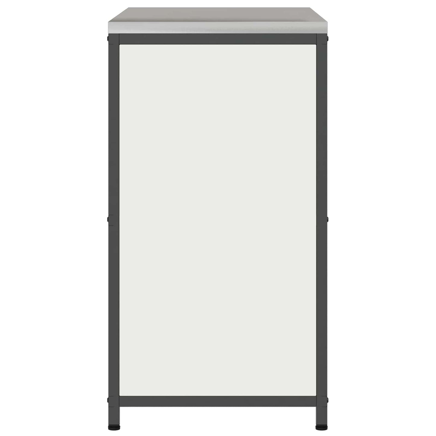 Keukenopslag met plank met opslag Wit 90 x 50 x 92 cm Staal is nu te koop bij PeponiXL, paradijselijk wonen!