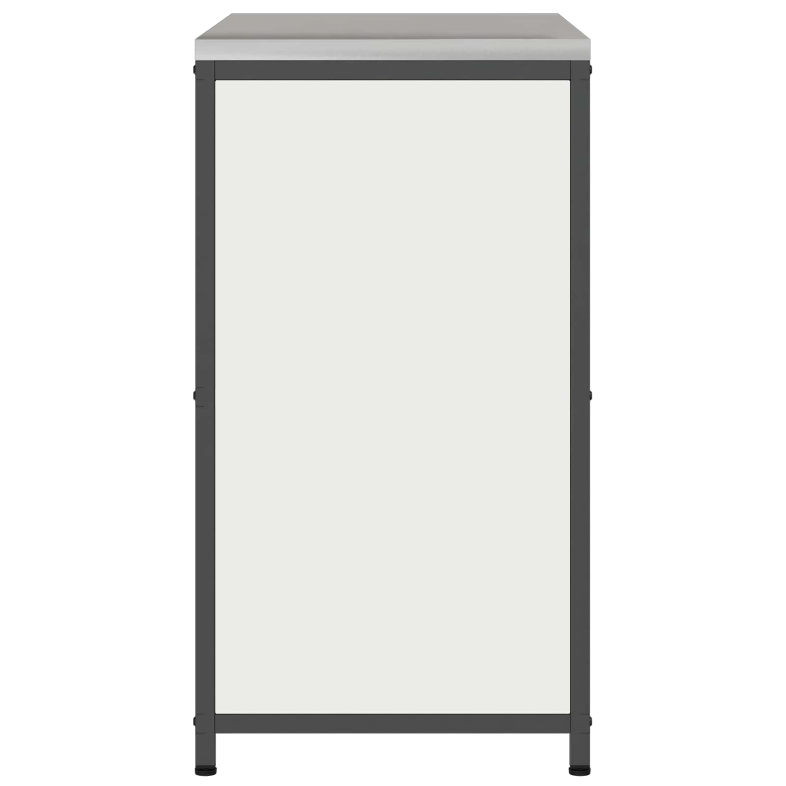 Keukenopslag met plank met opslag Wit 90 x 50 x 92 cm Staal is nu te koop bij PeponiXL, paradijselijk wonen!