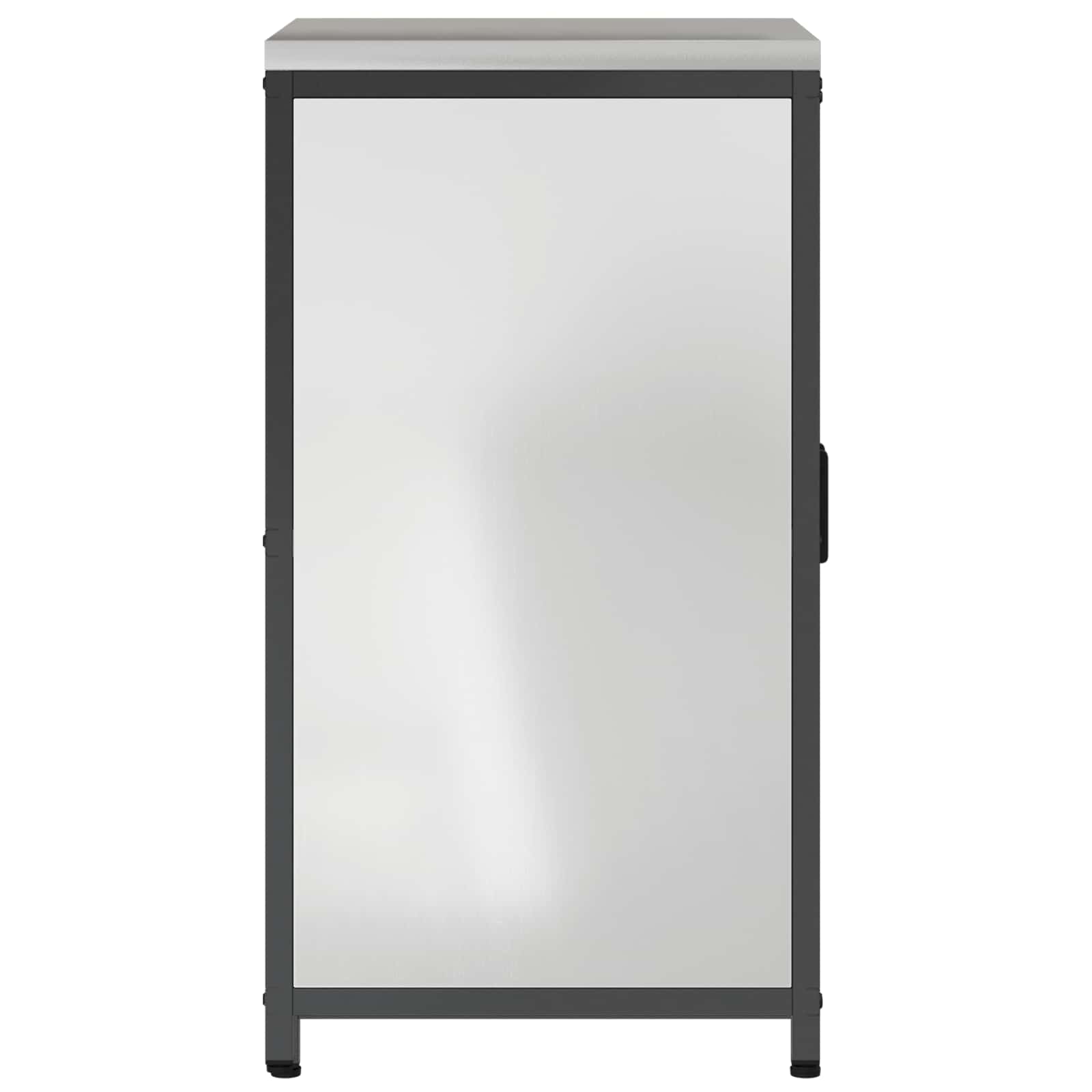 Keukenopslag met plank met opslag Zilver 60 x 50 x 92 cm Staal is nu te koop bij PeponiXL, paradijselijk wonen!