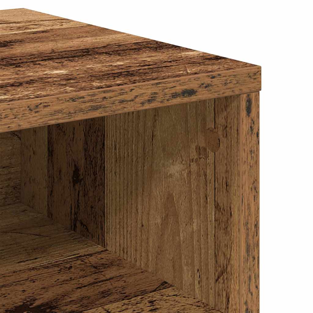 Nachtkastje Oud hout 40 x 40 x 30 cm Bewerkt hout is nu te koop bij PeponiXL, paradijselijk wonen!