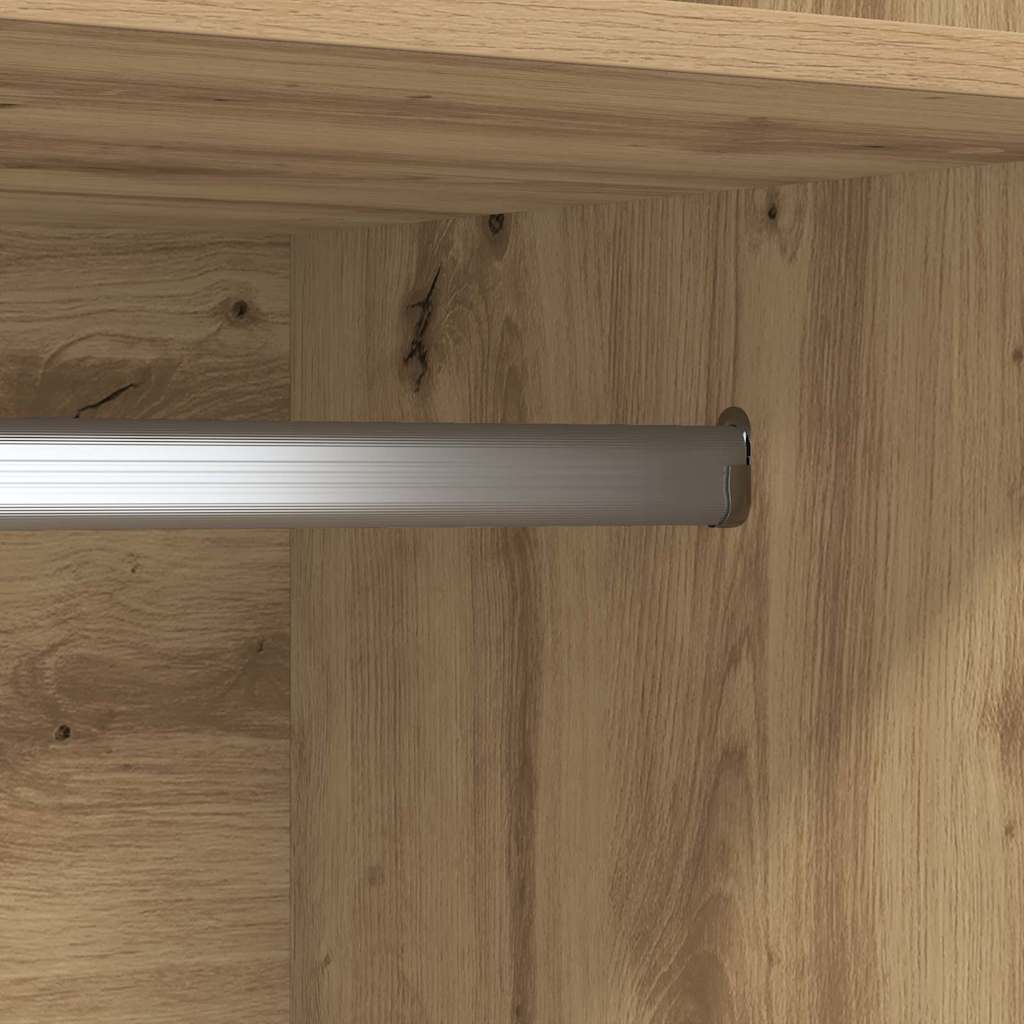 Kledingkast Artisan Eiken 50 x 50 x 200 cm Bewerkt hout is nu te koop bij PeponiXL, paradijselijk wonen!