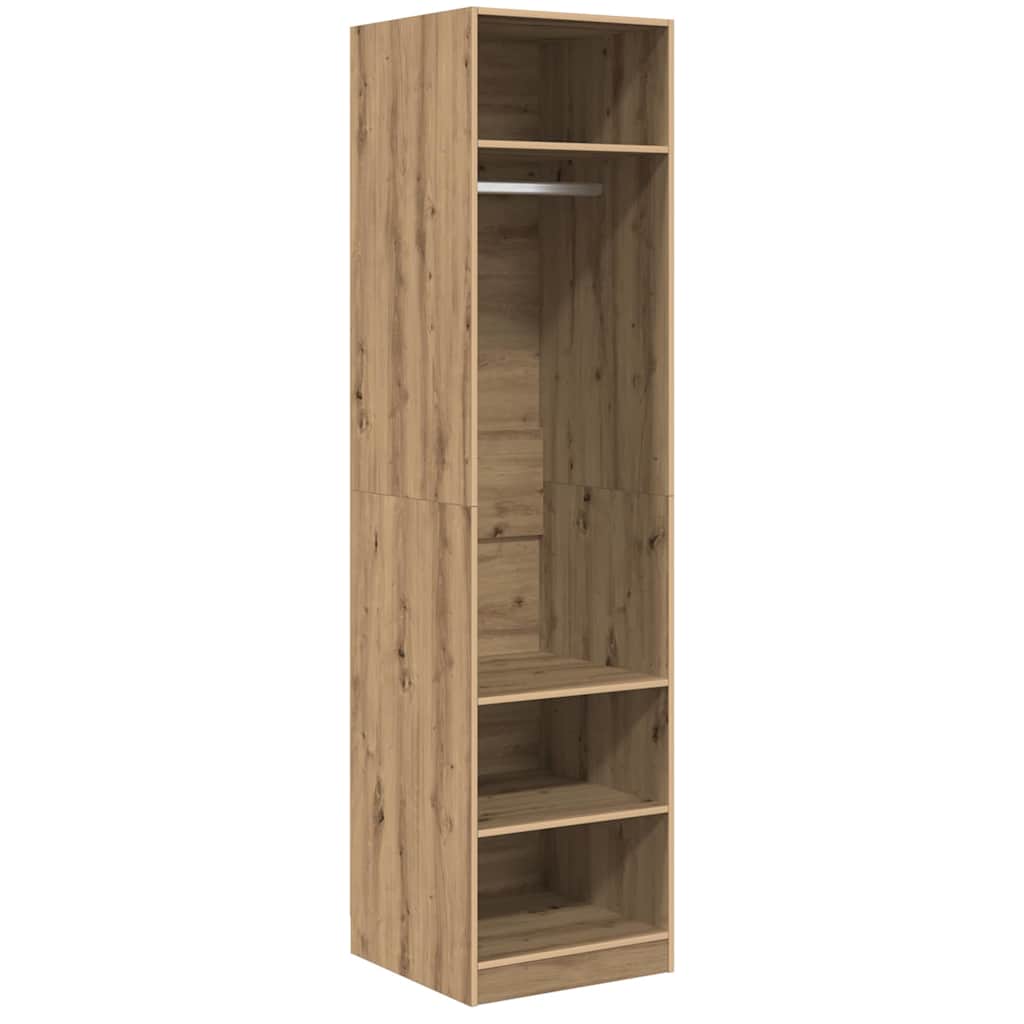 Kledingkast Artisan Eiken 50 x 50 x 200 cm Bewerkt hout is nu te koop bij PeponiXL, paradijselijk wonen!