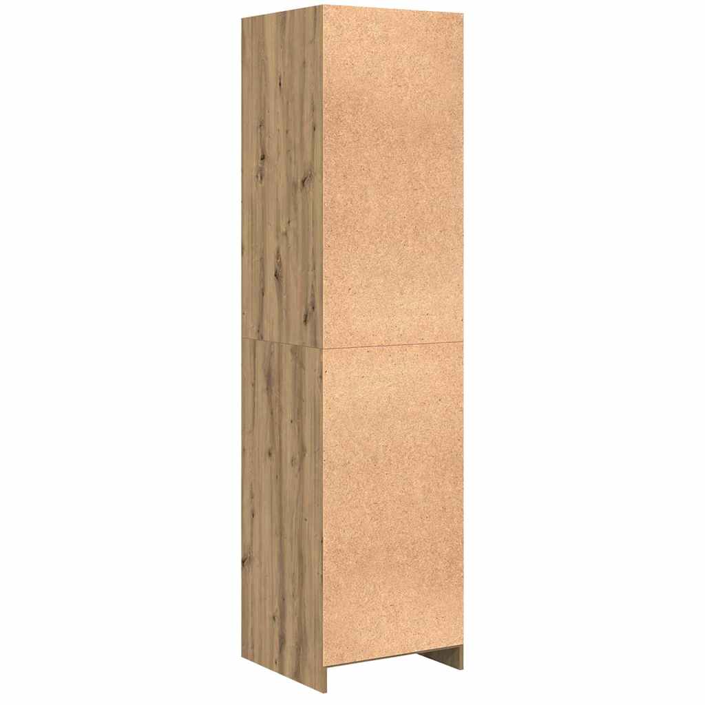 Kledingkast Artisan Eiken 50 x 50 x 200 cm Bewerkt hout is nu te koop bij PeponiXL, paradijselijk wonen!