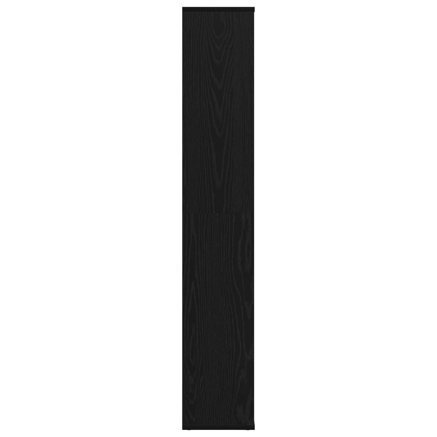 Kamerverdeler Zwart Eiken 100 x 24 x 140 cm Bewerkt hout is nu te koop bij PeponiXL, paradijselijk wonen!