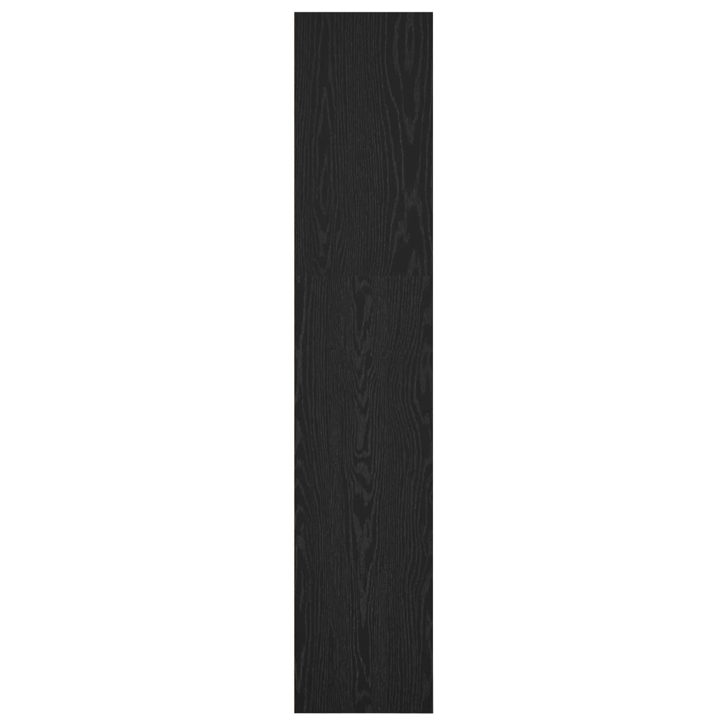 Boekenkast Zwart Eiken 40 x 30 x 152 cm Bewerkt hout is nu te koop bij PeponiXL, paradijselijk wonen!