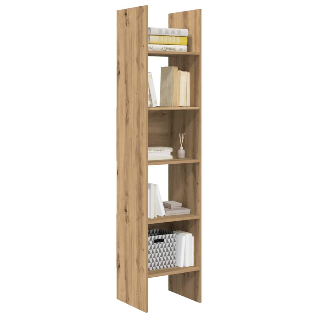 Boekenkast Artisan Eiken 40 x 35 x 180 cm Bewerkt hout is nu te koop bij PeponiXL, paradijselijk wonen!