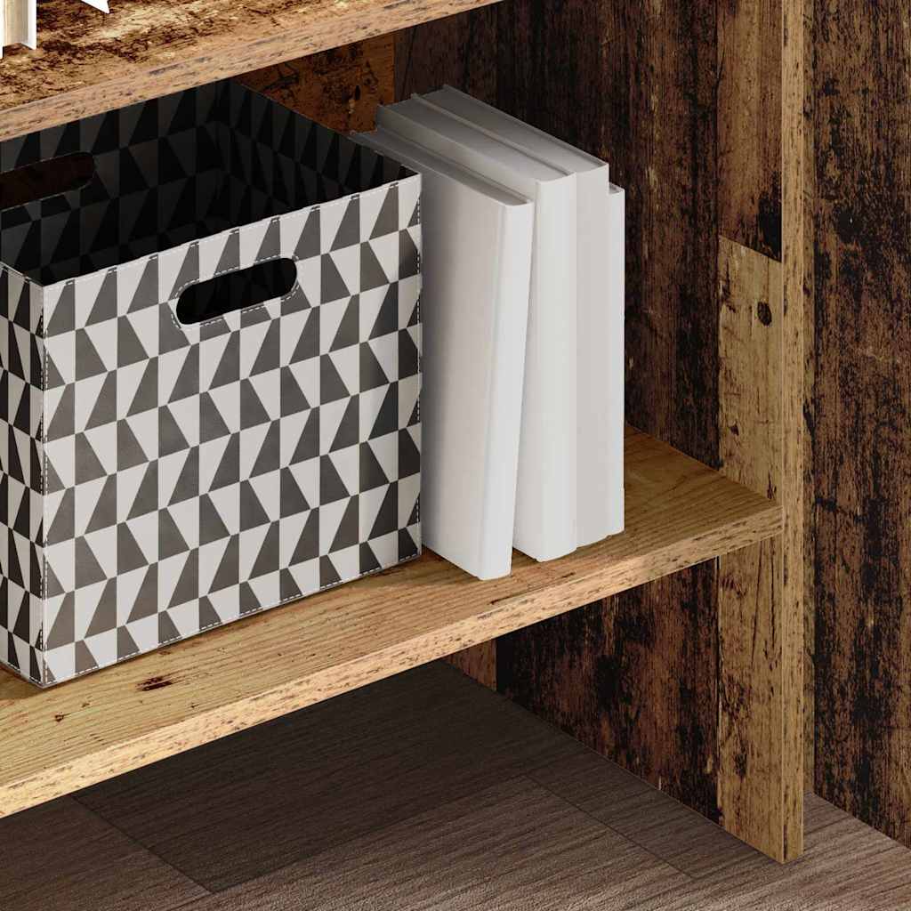 Boekenkast Oudhout 60 x 35 x 180 cm Bewerkt hout is nu te koop bij PeponiXL, paradijselijk wonen!