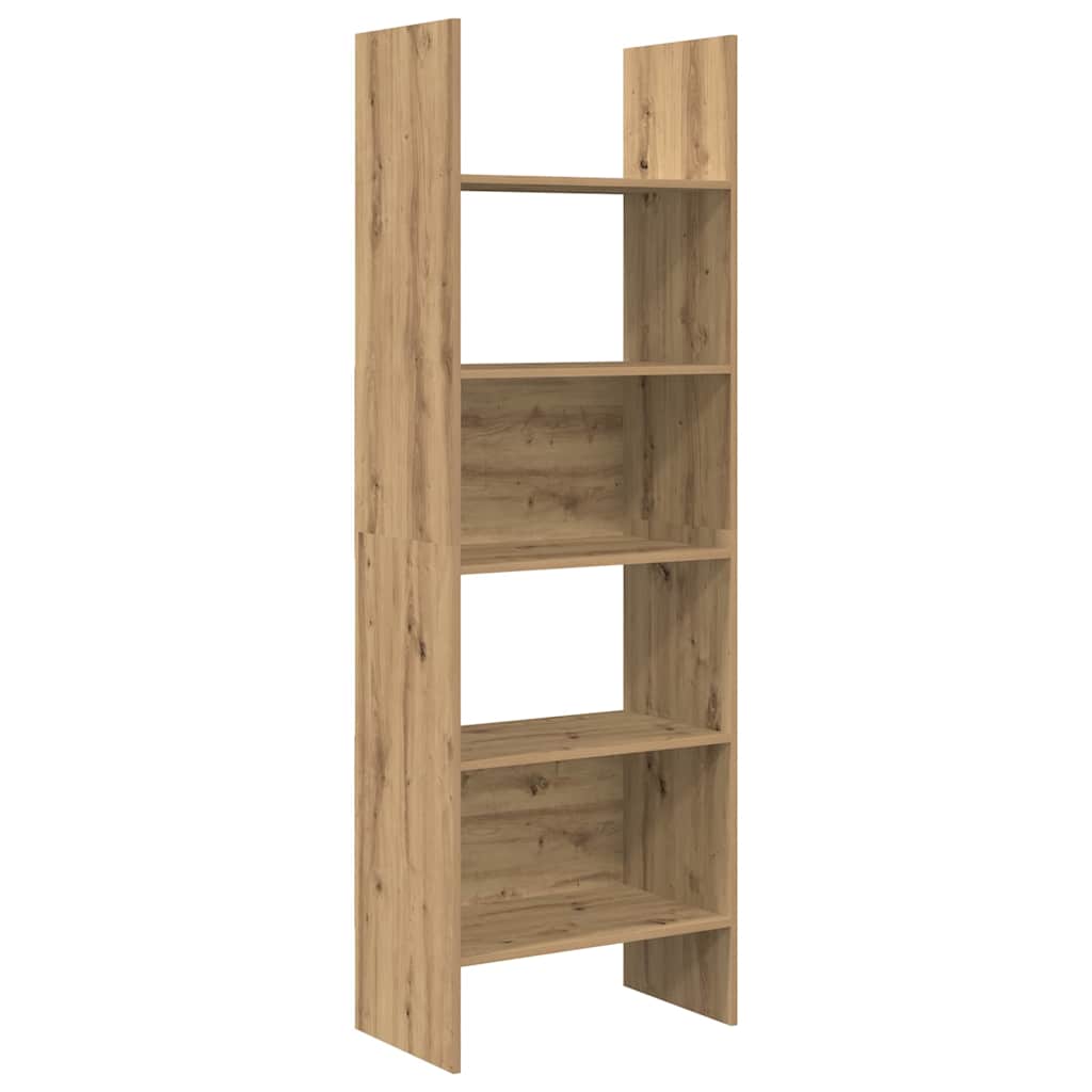 Boekenkast Artisan Eiken 60 x 35 x 180 cm Bewerkt hout is nu te koop bij PeponiXL, paradijselijk wonen!