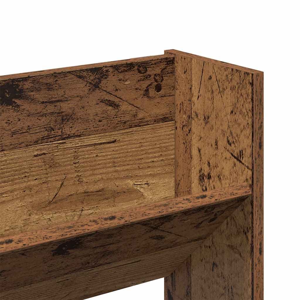 Schoenenkast 2 pcs Oud hout 80 x 18 x 60 cm Bewerkt hout is nu te koop bij PeponiXL, paradijselijk wonen!