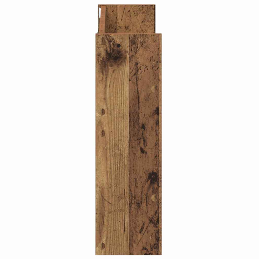 Schoenenkast 2 pcs Oud hout 80 x 18 x 60 cm Bewerkt hout is nu te koop bij PeponiXL, paradijselijk wonen!