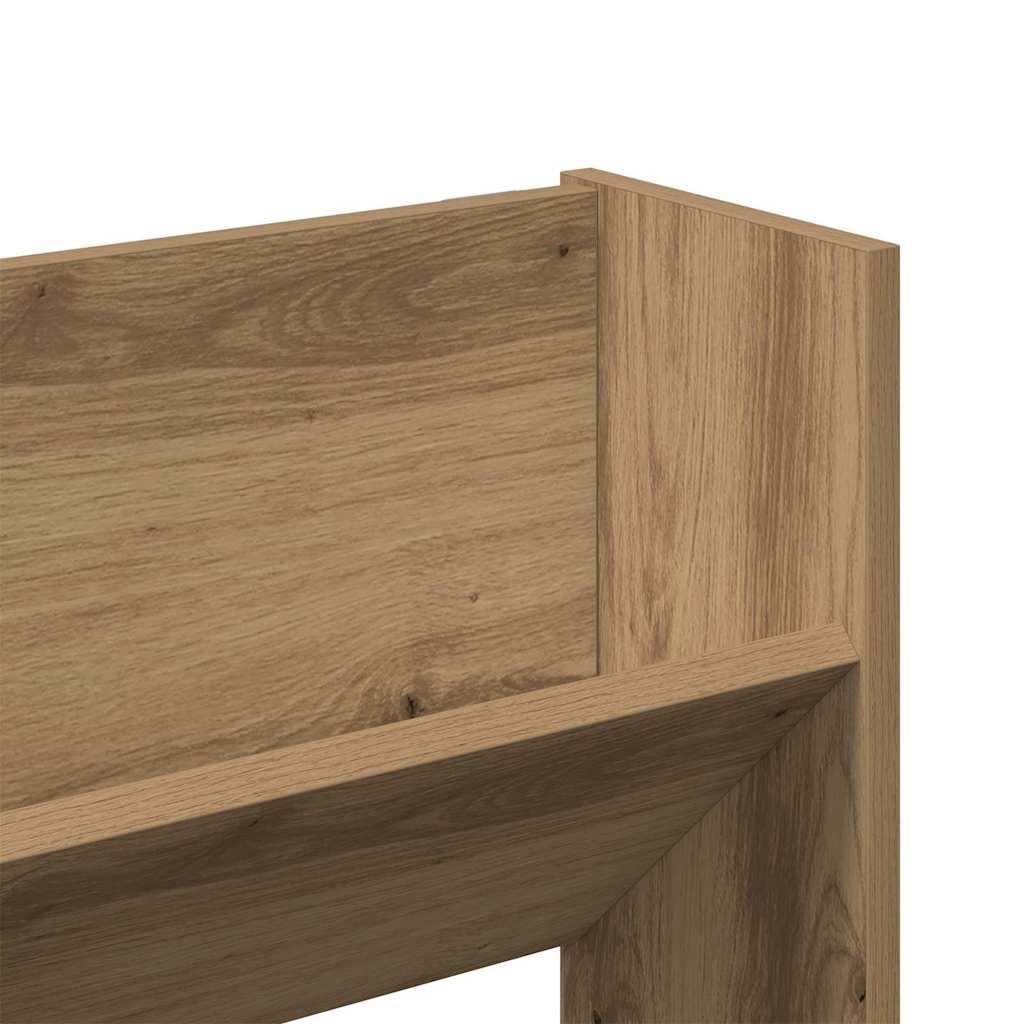 Schoenenkast 2 pcs Artisan Eiken 81 x 18 x 60 cm Bewerkt hout is nu te koop bij PeponiXL, paradijselijk wonen!