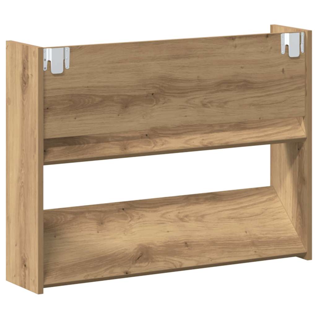 Schoenenkast 2 pcs Artisan Eiken 81 x 18 x 60 cm Bewerkt hout is nu te koop bij PeponiXL, paradijselijk wonen!