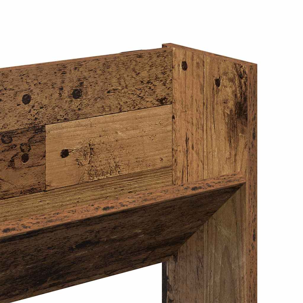 Schoenenkast 2 pcs Oud hout 84 x 18 x 90 cm Bewerkt hout is nu te koop bij PeponiXL, paradijselijk wonen!