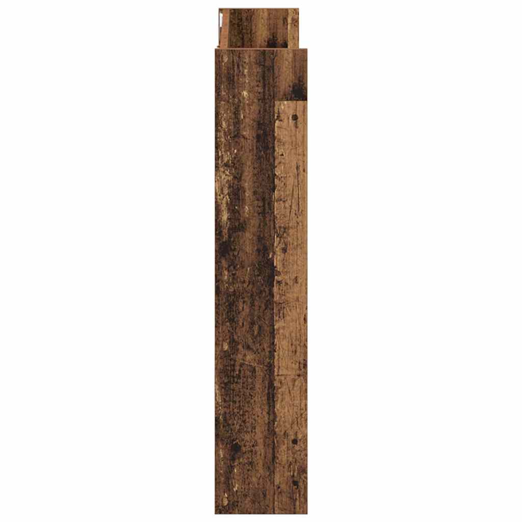 Schoenenkast 2 pcs Oud hout 84 x 18 x 90 cm Bewerkt hout is nu te koop bij PeponiXL, paradijselijk wonen!