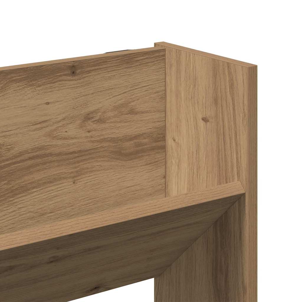 Schoenenkast 2 pcs Artisan Eiken 85 x 18 x 90 cm Bewerkt hout is nu te koop bij PeponiXL, paradijselijk wonen!