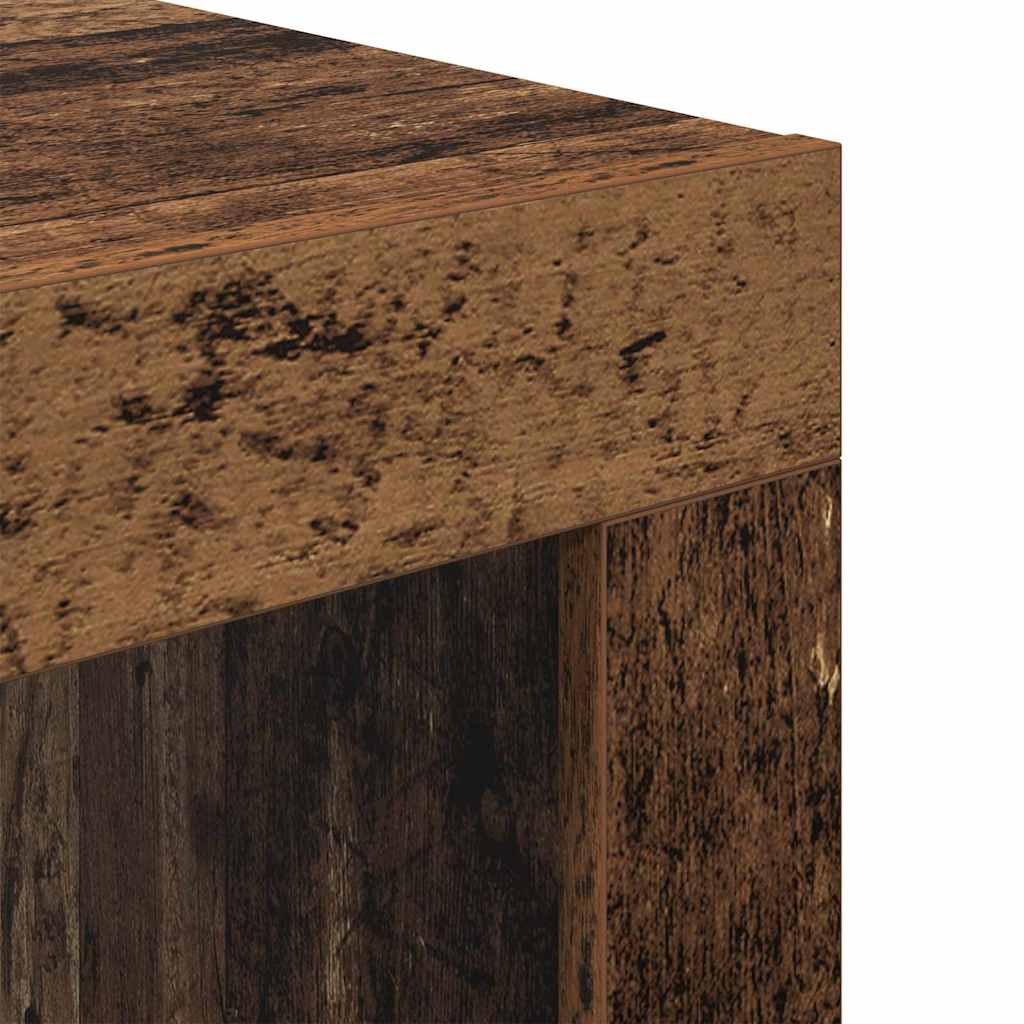 Salontafel Oudhout 50 x 50 x 35 cm Bewerkt hout is nu te koop bij PeponiXL, paradijselijk wonen!