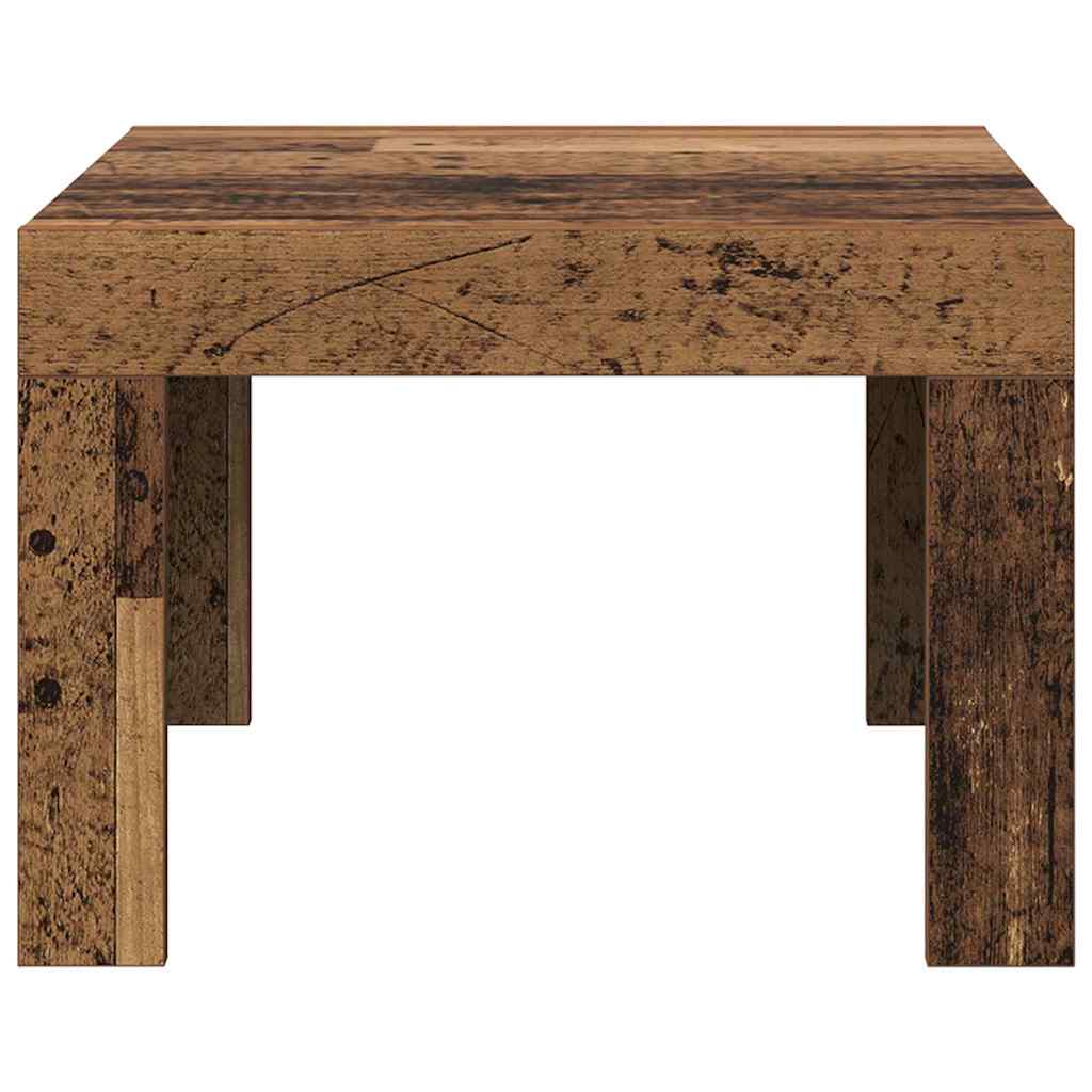Salontafel Oudhout 50 x 50 x 35 cm Bewerkt hout is nu te koop bij PeponiXL, paradijselijk wonen!
