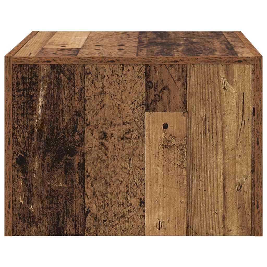 Salontafel Oudhout 50 x 50 x 35 cm Bewerkt hout is nu te koop bij PeponiXL, paradijselijk wonen!