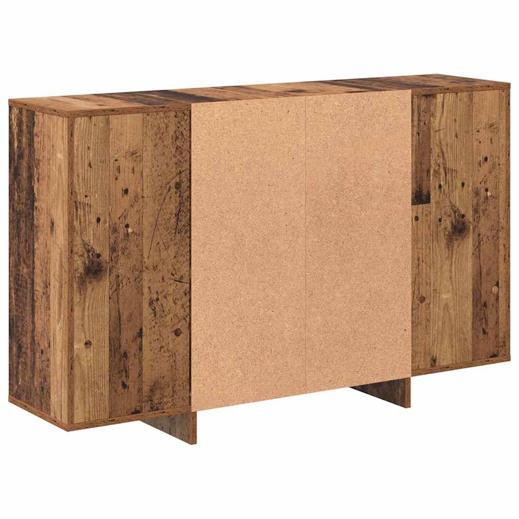 Dressoir Oudhout 120 x 30 x 75 cm Bewerkt hout is nu te koop bij PeponiXL, paradijselijk wonen!