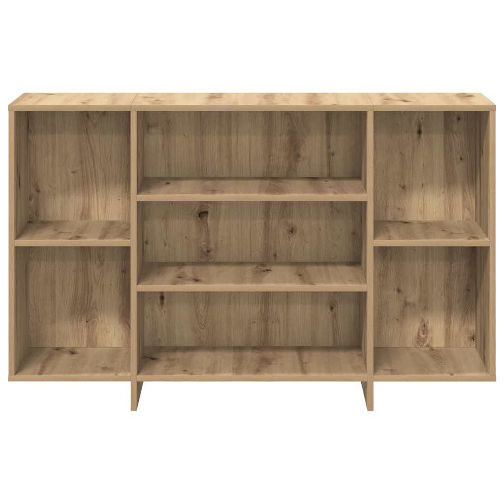 Dressoir Artisan Eiken 120 x 30 x 75 cm Bewerkt hout is nu te koop bij PeponiXL, paradijselijk wonen!