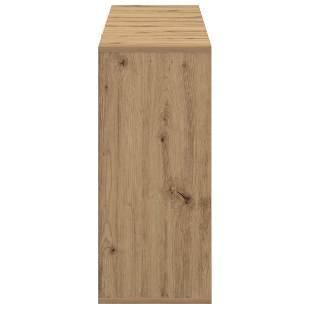 Dressoir Artisan Eiken 120 x 30 x 75 cm Bewerkt hout is nu te koop bij PeponiXL, paradijselijk wonen!