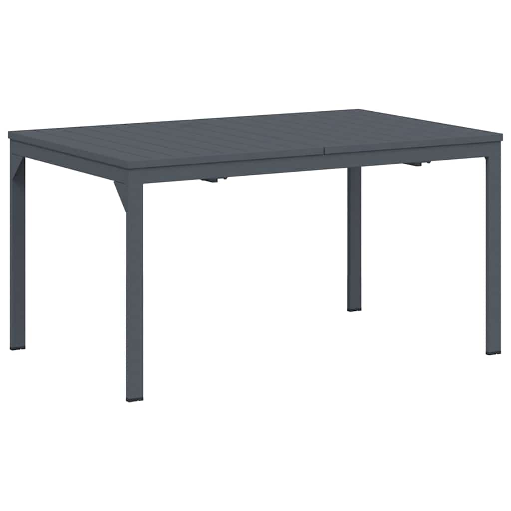 Buiten Eettafel 2 pcs Antraciet 210 x 90 x 73 cm Staal is nu te koop bij PeponiXL, paradijselijk wonen!