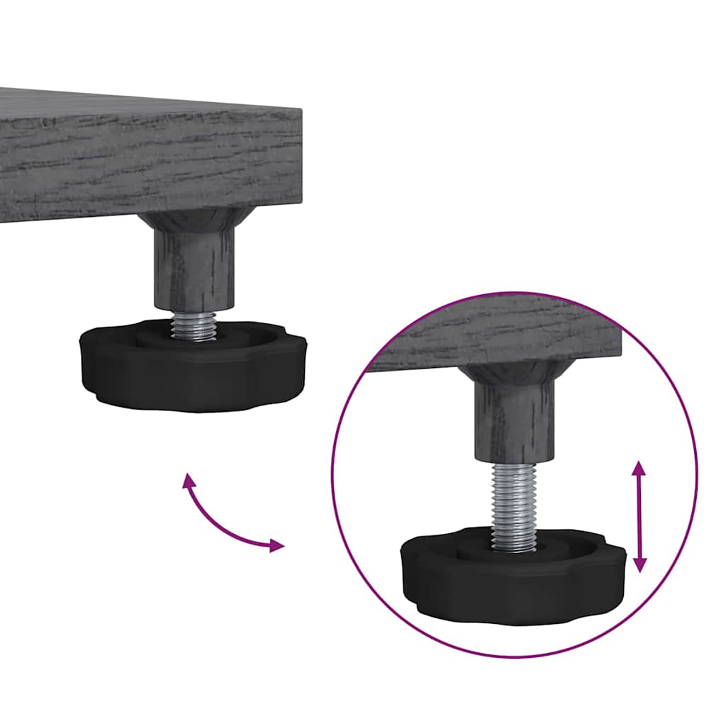 Parasolvoet Donkergrijze Houtlook 45 x 45 x 31 cm is nu te koop bij PeponiXL, paradijselijk wonen!