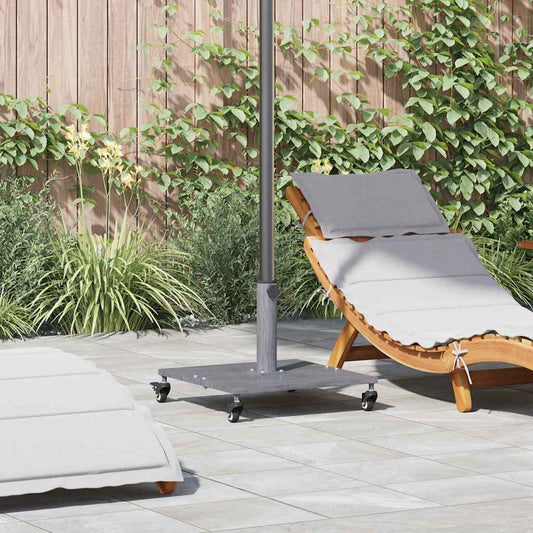 Parasolvoet Donkergrijze Houtlook 45 x 45 x 31,5 cm is nu te koop bij PeponiXL, paradijselijk wonen!