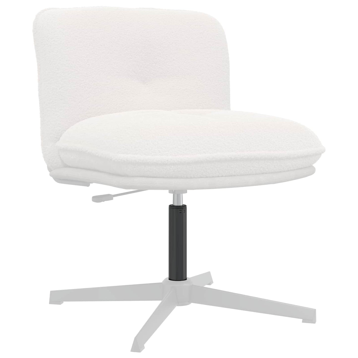 Kantoorstoel gascilinder Zwart 307-447 mm IJzer is nu te koop bij PeponiXL, paradijselijk wonen!
