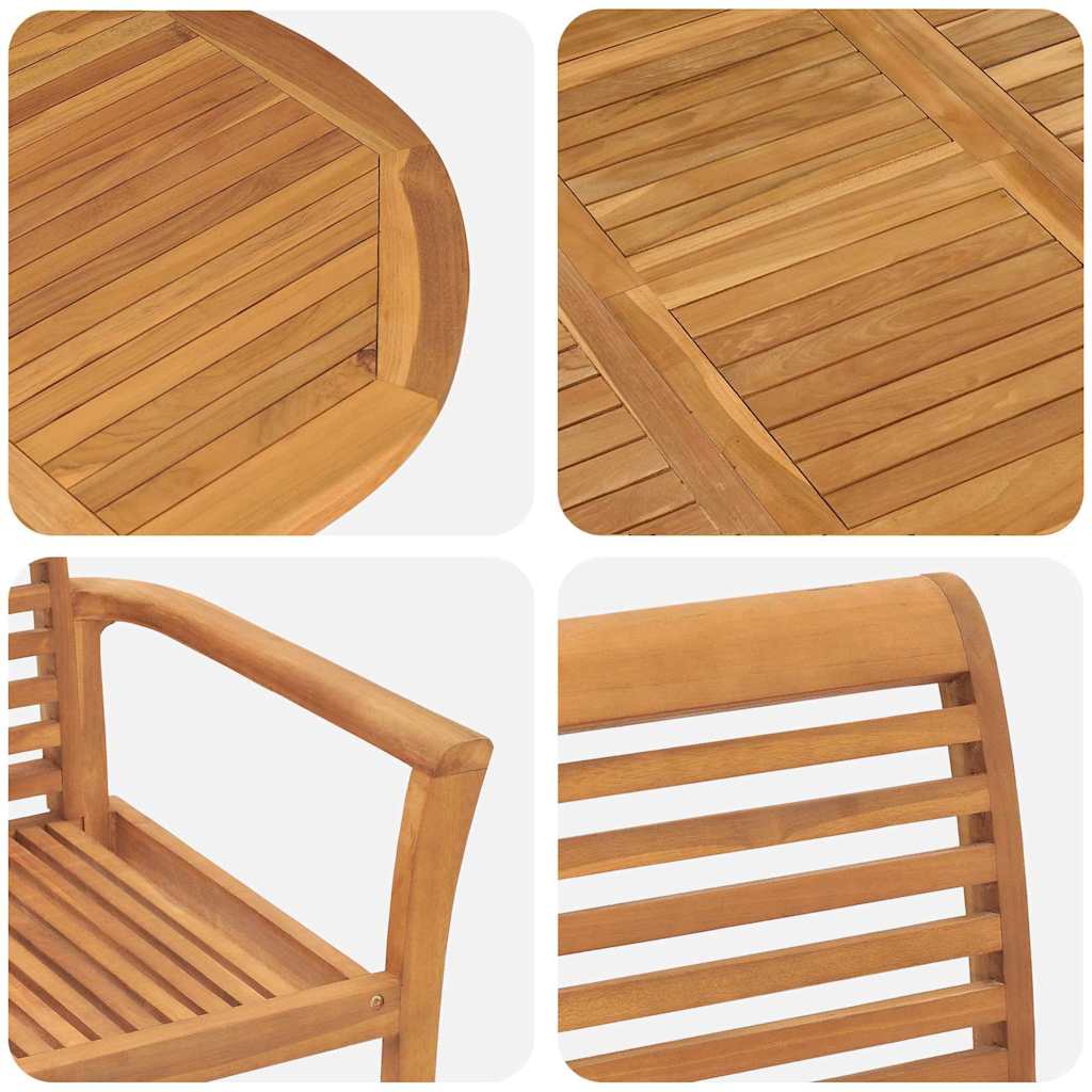 Tuin eettafelset 7-delig Bruin Massief Teakhout is nu te koop bij PeponiXL, paradijselijk wonen!