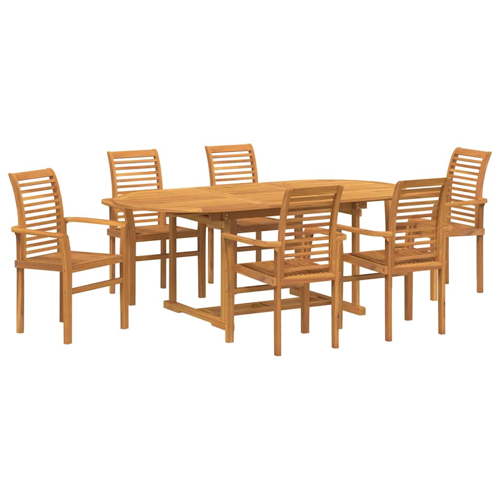 Tuin eettafelset 7-delig Bruin Massief Teakhout is nu te koop bij PeponiXL, paradijselijk wonen!