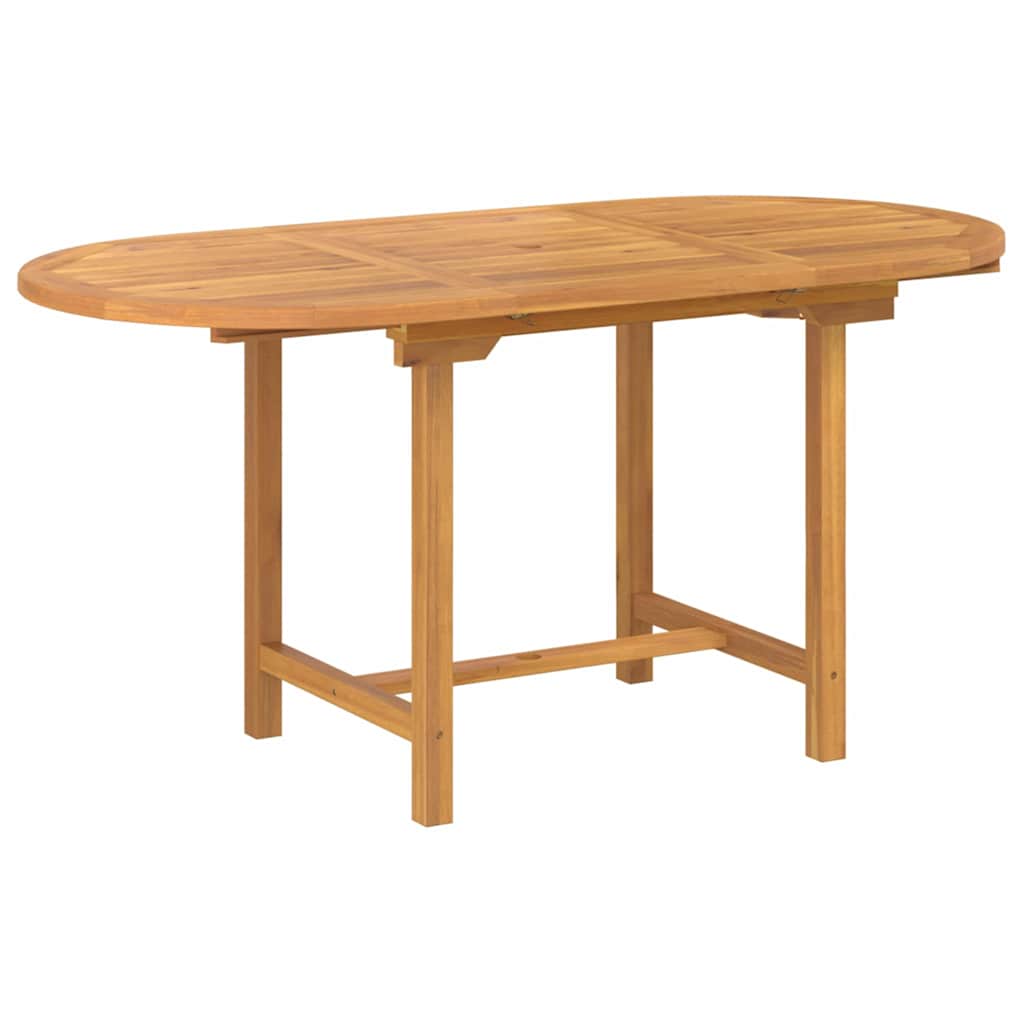 Tuin eettafelset 5 pcs Bruin Massief Teakhout is nu te koop bij PeponiXL, paradijselijk wonen!