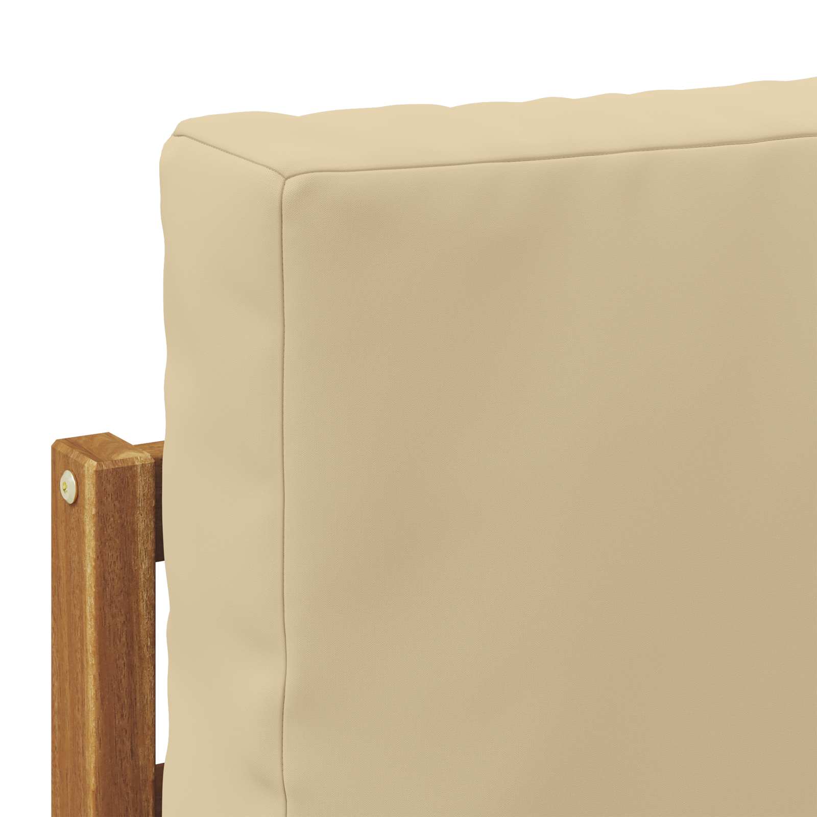 Buiten bankenset 3 pcs Naturel Massief Acaciahout en Polyester is nu te koop bij PeponiXL, paradijselijk wonen!