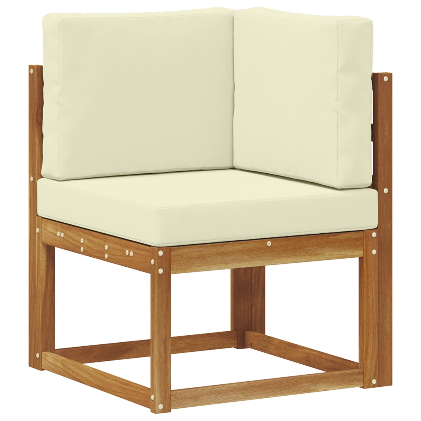 Buiten bankenset met kussen 7 pcs Natuurlijk en Crème Polyester is nu te koop bij PeponiXL, paradijselijk wonen!