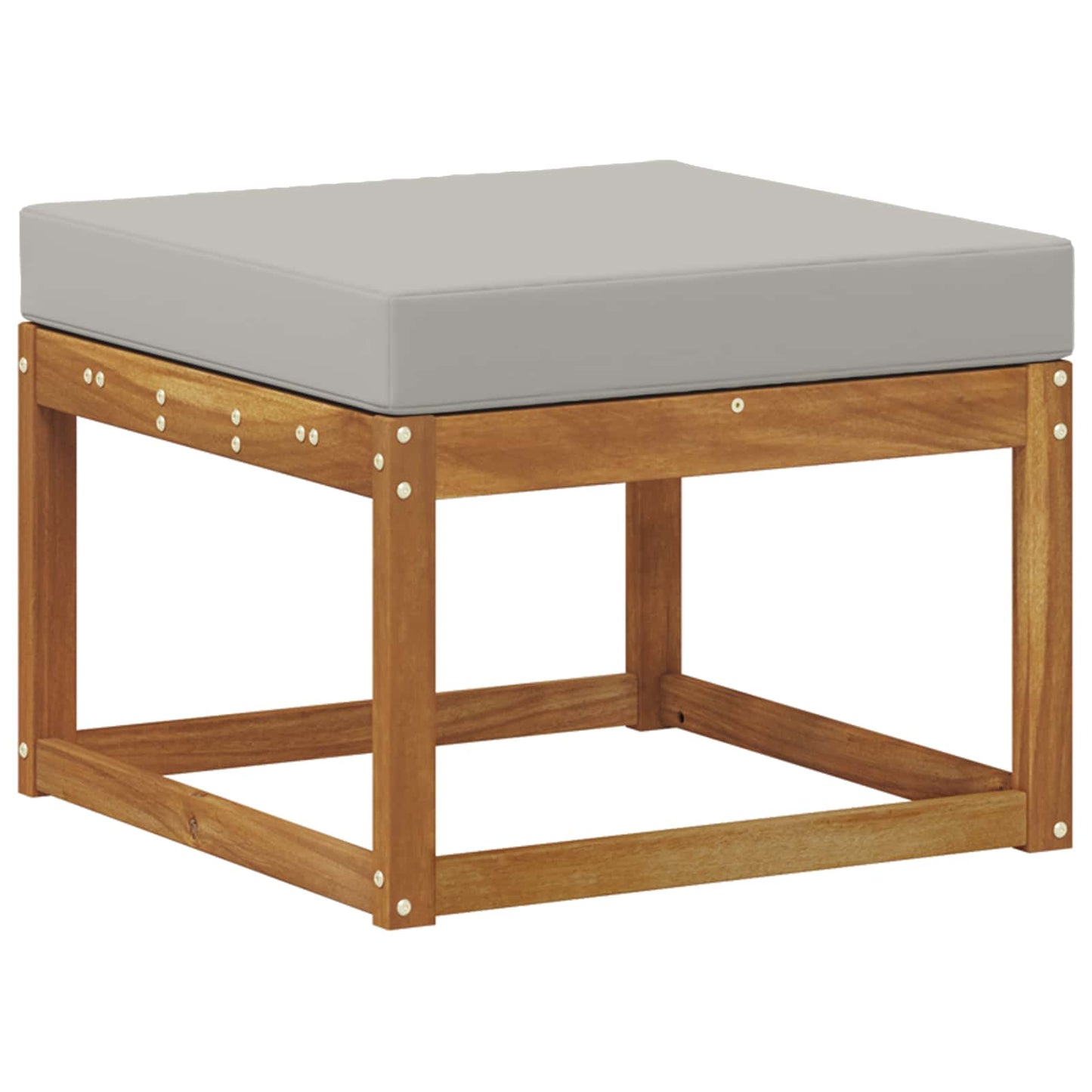 Buiten bankenset 8 pcs Naturel en lichtgrijs Massief Acaciahout is nu te koop bij PeponiXL, paradijselijk wonen!
