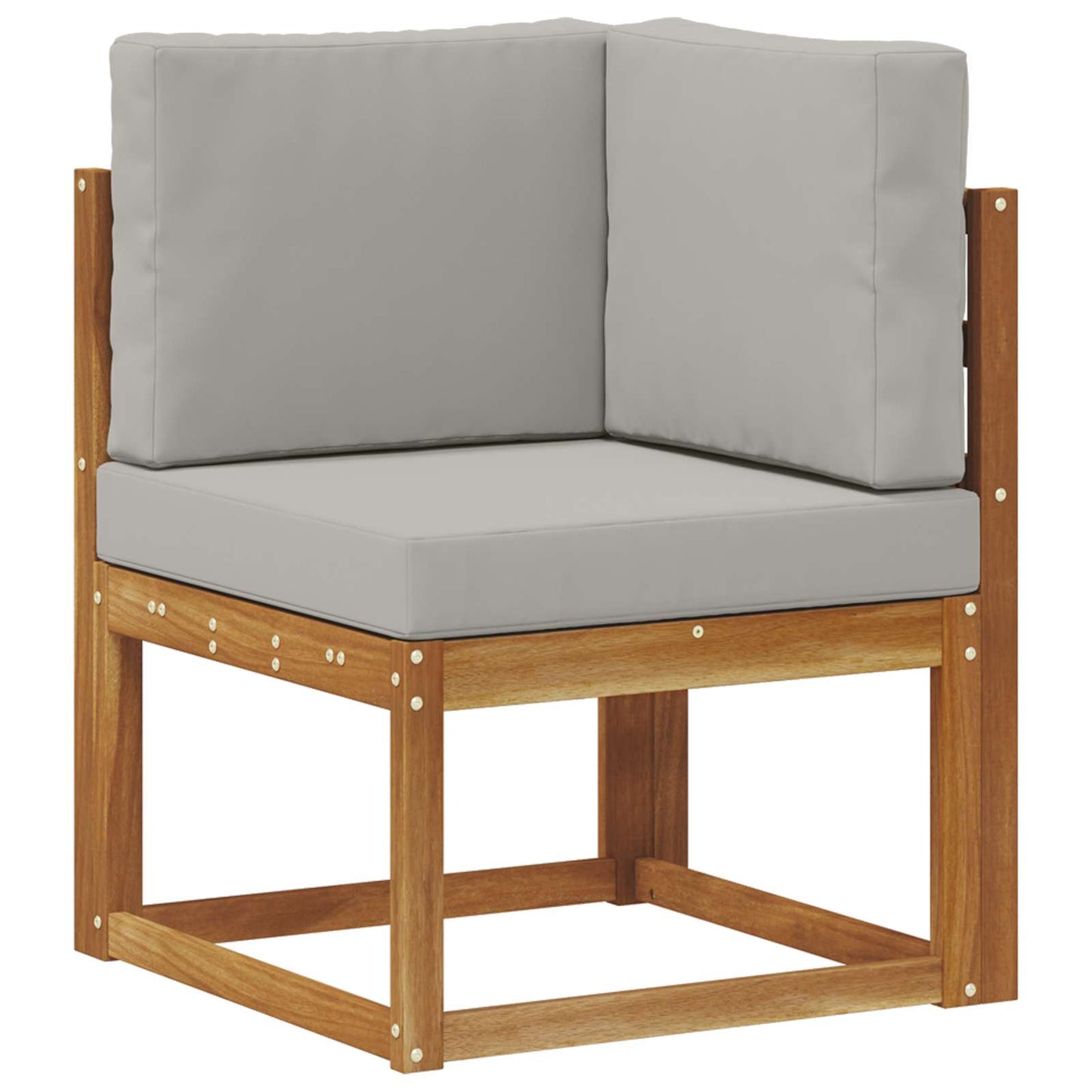 Buiten bankenset met kussen 10 pcs Naturel en lichtgrijs is nu te koop bij PeponiXL, paradijselijk wonen!