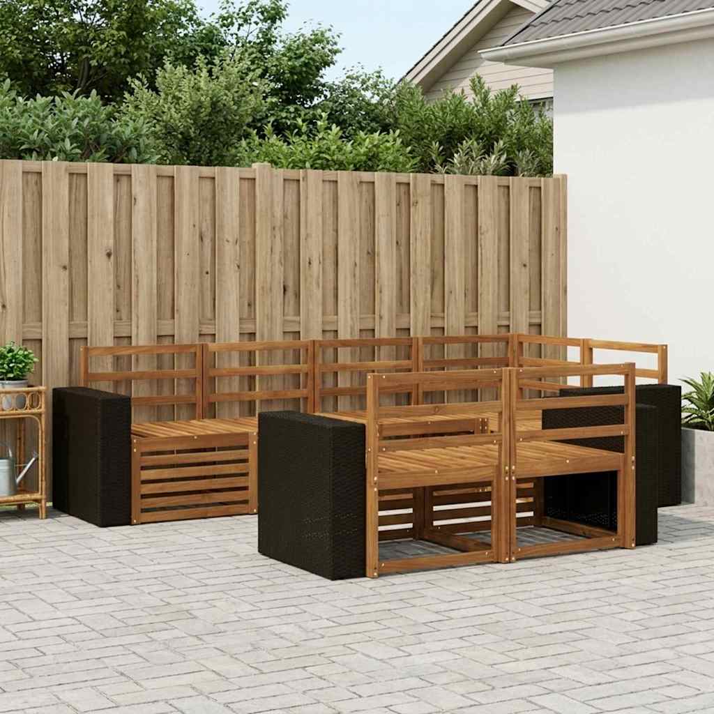 Hoekbank Set 7 pcs Naturel is nu te koop bij PeponiXL, paradijselijk wonen!