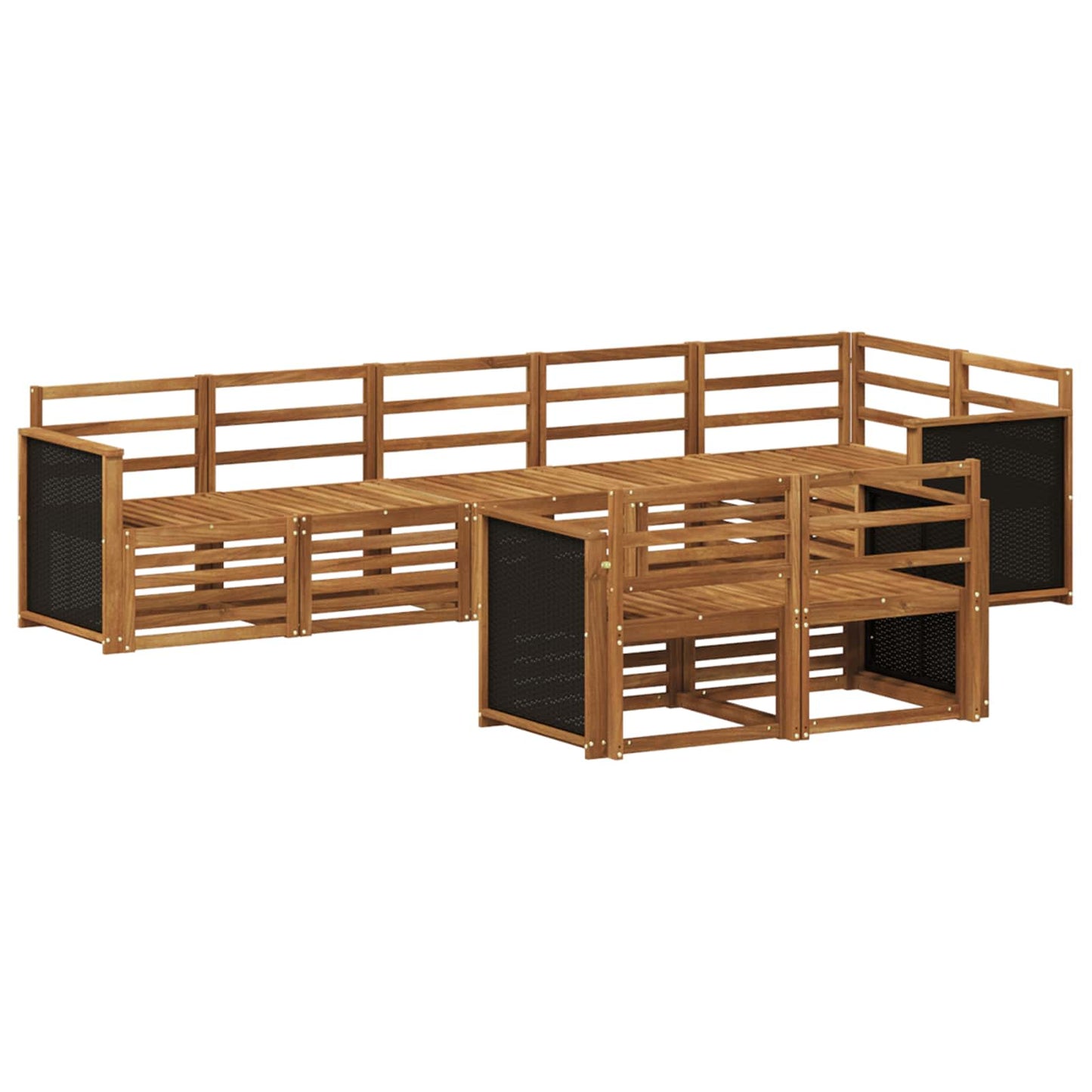 Sofa-Sets Massief Acaciahout is nu te koop bij PeponiXL, paradijselijk wonen!