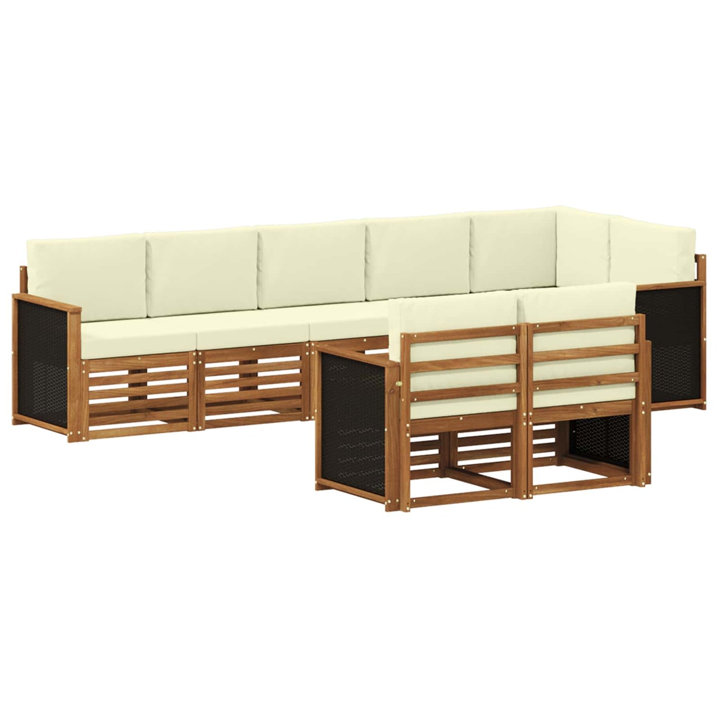 Sofa-Sets Massief Acaciahout is nu te koop bij PeponiXL, paradijselijk wonen!