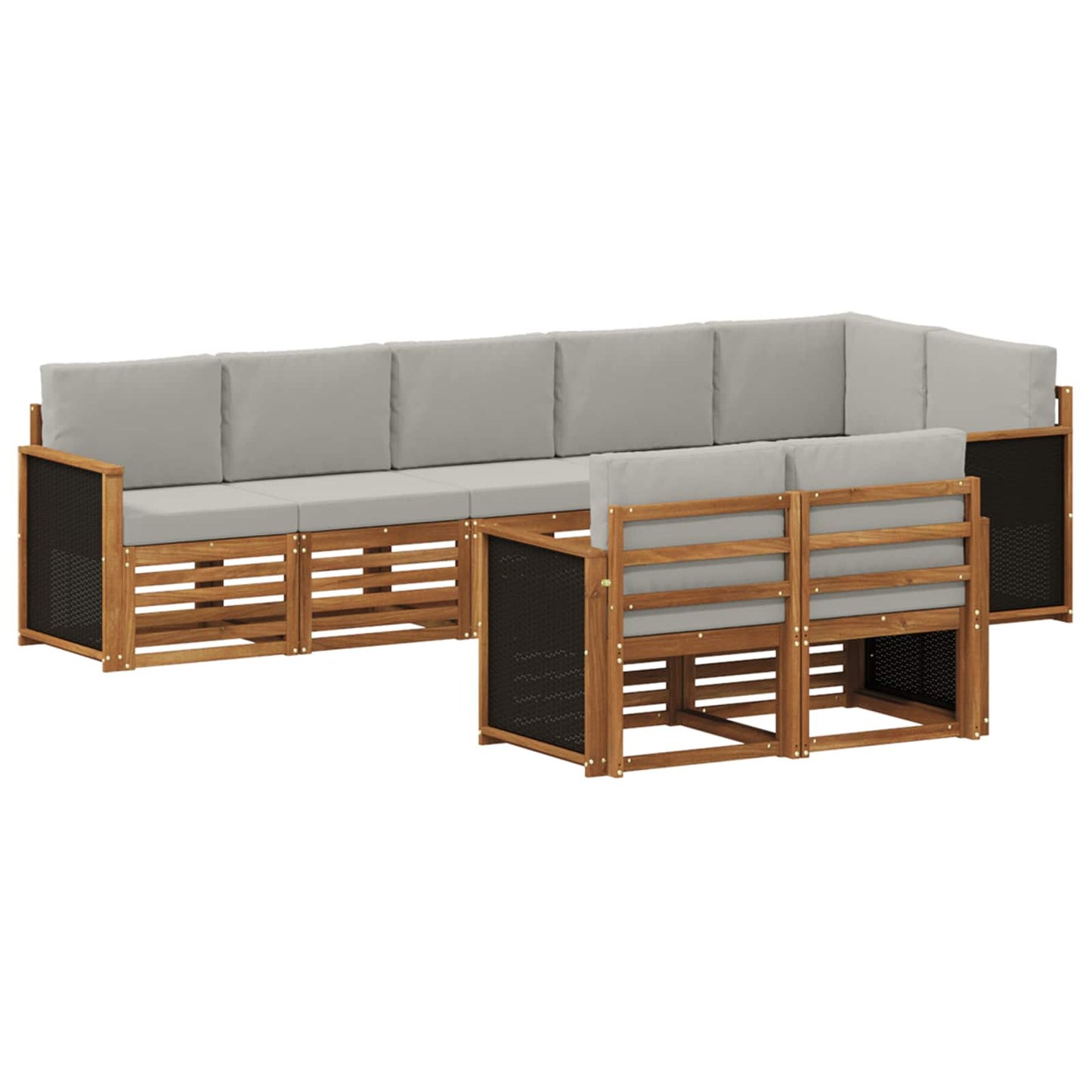 Sofa-Sets Massief Acaciahout is nu te koop bij PeponiXL, paradijselijk wonen!
