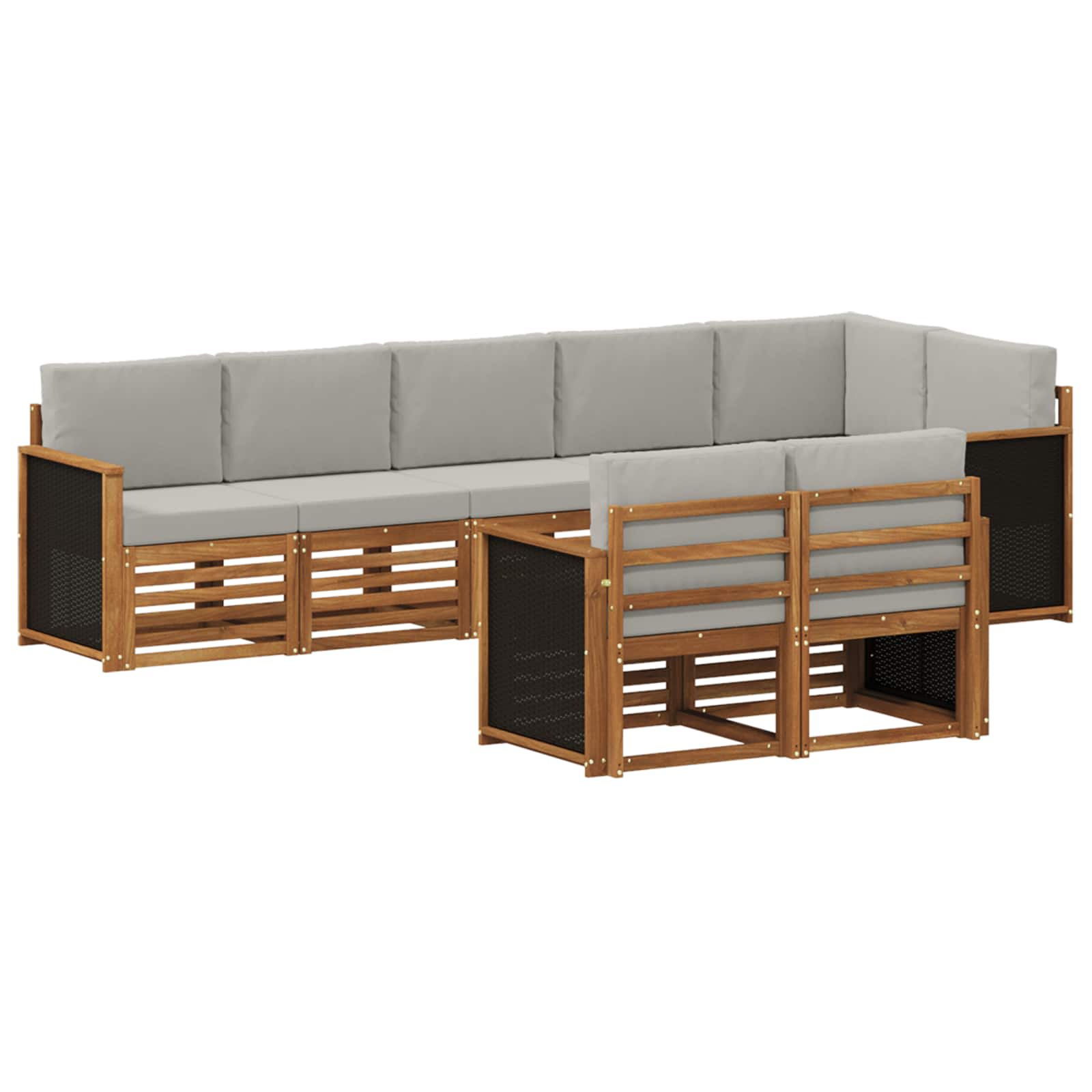 Sofa-Sets Massief Acaciahout is nu te koop bij PeponiXL, paradijselijk wonen!