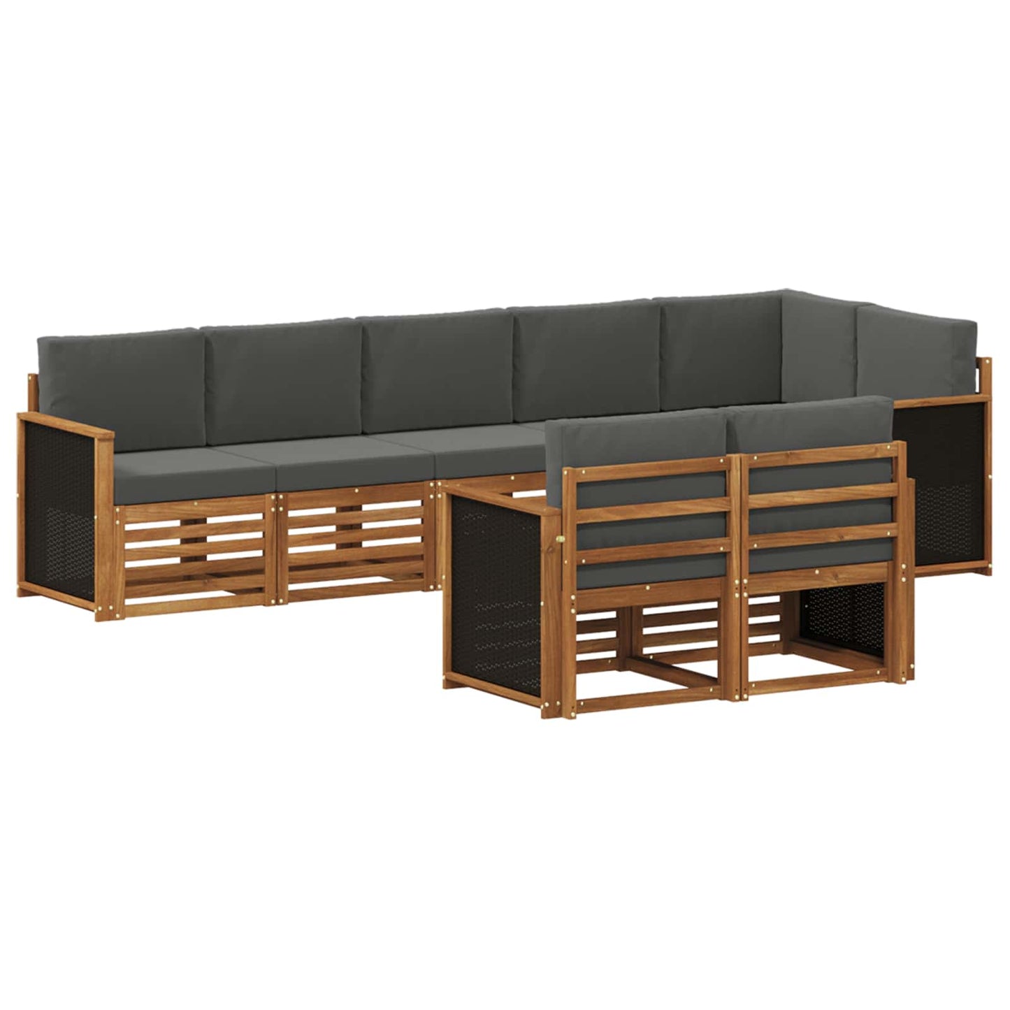 Sofa-Sets Massief Acaciahout is nu te koop bij PeponiXL, paradijselijk wonen!