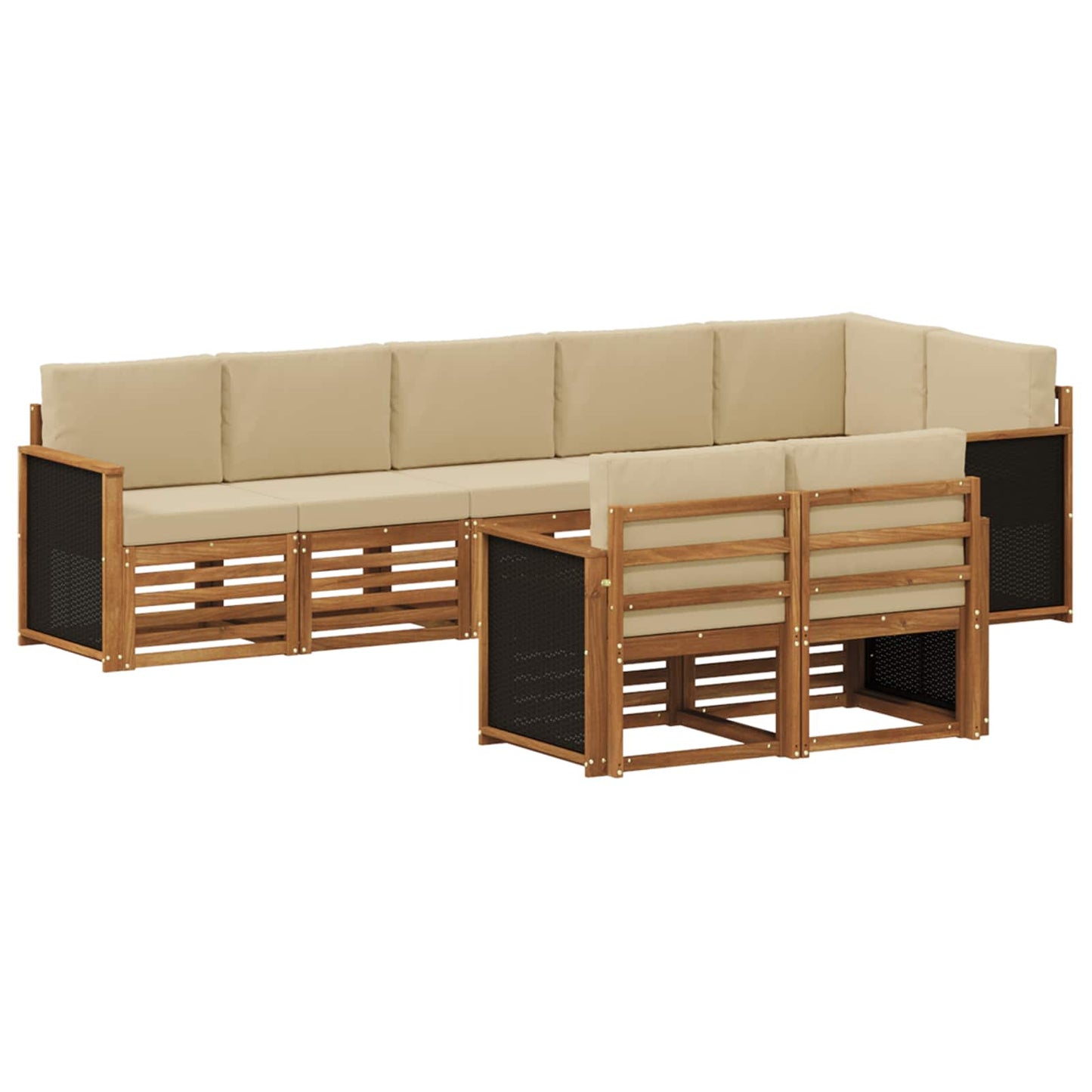Sofa-Sets Massief Acaciahout is nu te koop bij PeponiXL, paradijselijk wonen!