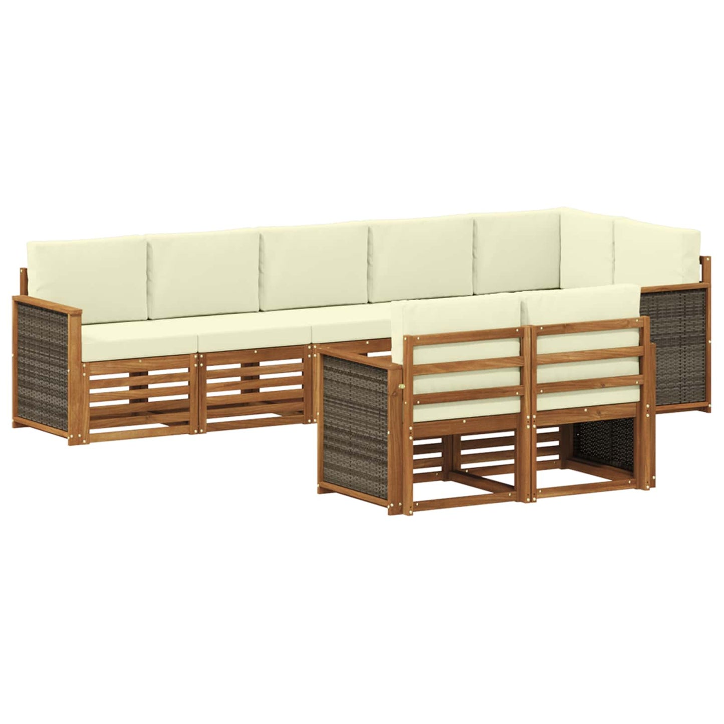 Sofa-Sets Massief Acaciahout is nu te koop bij PeponiXL, paradijselijk wonen!
